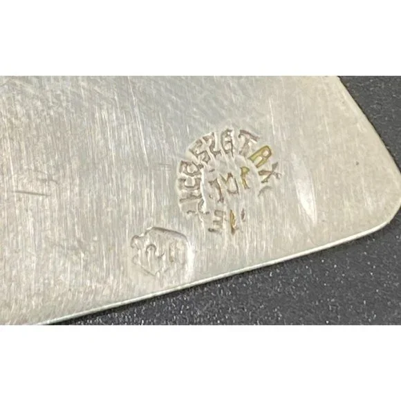 Taxco Mexico 925 Earrings Turquoise Inlay Man Riding Donkey Artist JGC - Picture 7 of 7